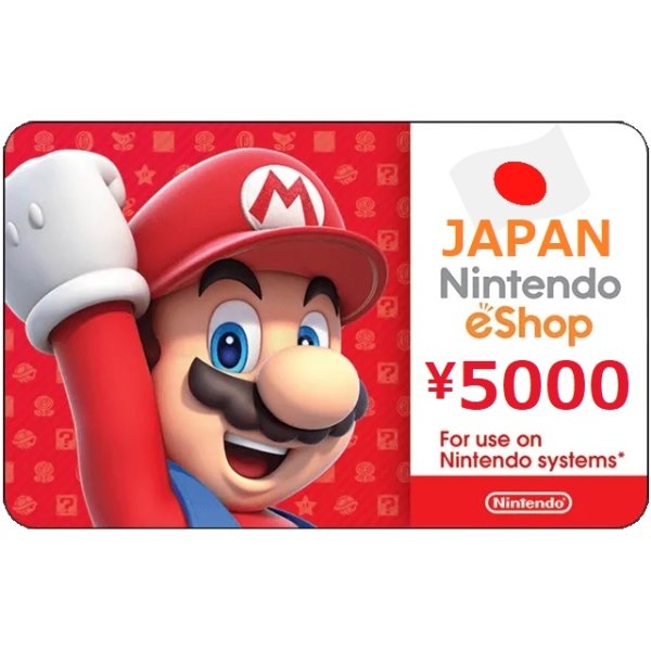 Photo1: Nintendo e-shop Prepaid Card 5000 YEN / 5,000 JPY | JAPAN (1)