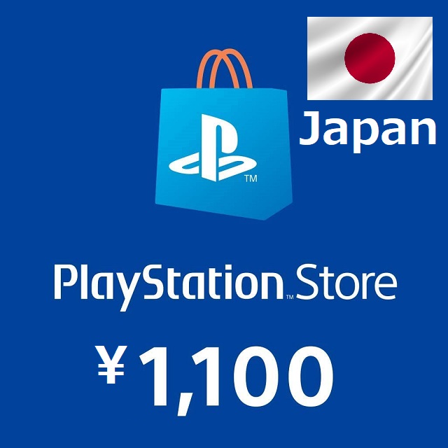 PlayStation Store Card Code/ PSN 1100 (JPN)/JAPAN - JP